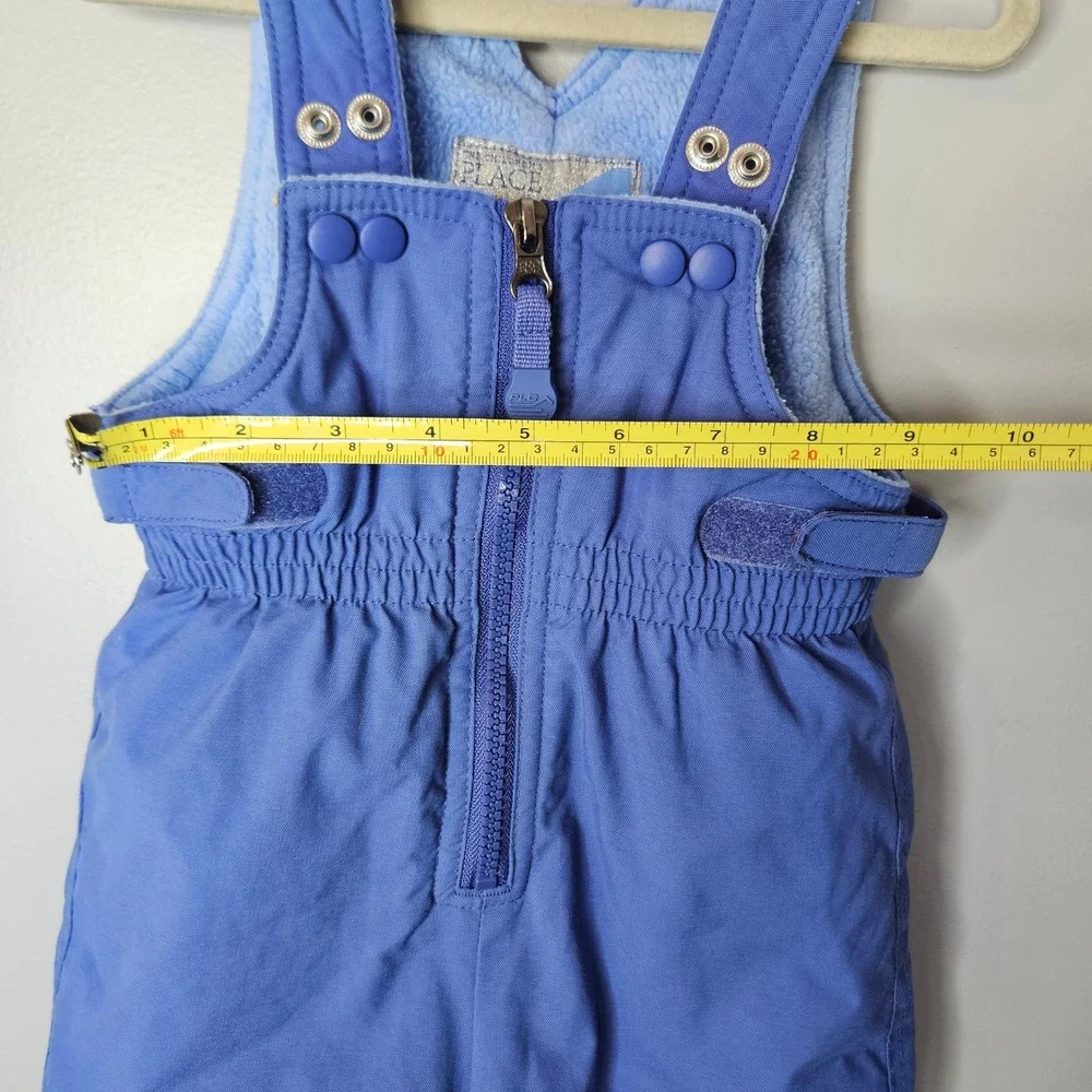 The Childrens Place Blue Snow Bibs‎ Infant 6-9 Months PLC Sports All Weather Zip